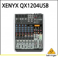 QX1204USB/프리미엄 12입력 2/2버스 믹서, 제닉스 마이크 프리앰프, 컴프레셔, KLARK TEKNIK 멀티 FX 프로세